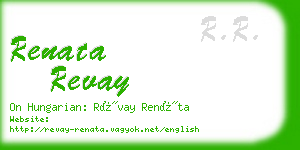 renata revay business card